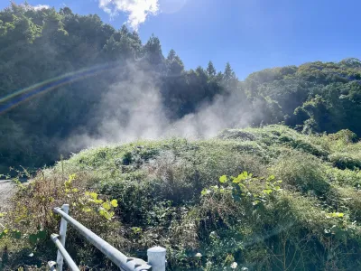 今日の風景/地面から湧き立つもや 〜2025年10月27日〜