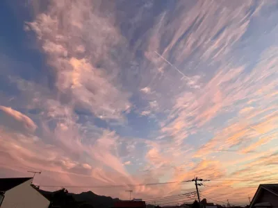 今日の風景/幻想的な夕焼け 〜2025年10月29日〜