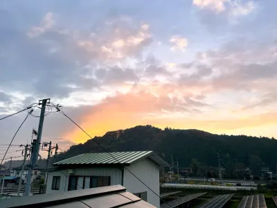 今日の風景/燃える夕焼け 〜2025年11月25日〜