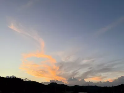 今日の風景/燃える夕焼け 〜2026年8月6日〜