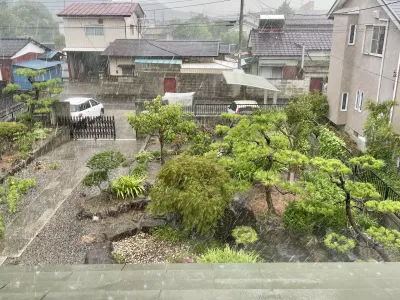 今日の風景/叩きつける雨 〜2026年8月2日〜