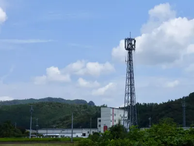 今日の風景/携帯電話の基地局工事 〜2026年8月20日〜