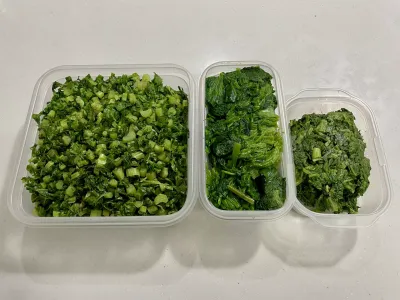 今日のてわすら/葉物野菜の調理 〜2025年12月28日〜