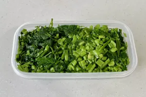 今日のてわすら/にんじんの葉のおひたし 〜2026年5月3日〜