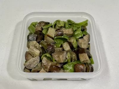 今日のてわすら/なすとピーマンの甘味噌炒め 〜2026年8月1日〜